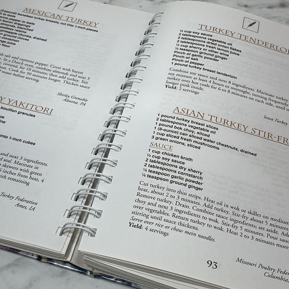 Wild about Turkey Cookbook by National Wild Turkey Federation 1996 Hardcover - Picture 7 of 12